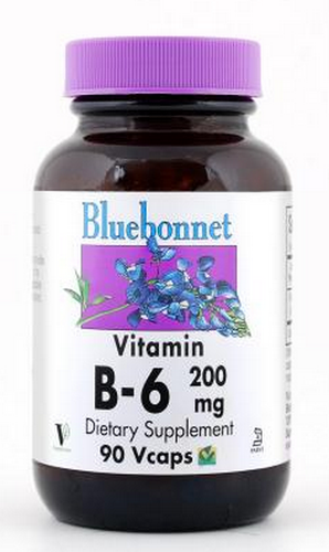 Bluebonnet Vitamin B-6 200mg 