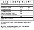 Bluebonnet Buffered Vitamin C 1000mg Supplement Facts