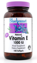 Load image into Gallery viewer, Bluebonnet Vitamin E 1000IU 