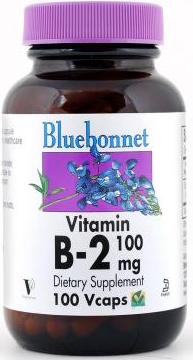 Bluebonnet B-2 100mg 100 vcaps Front