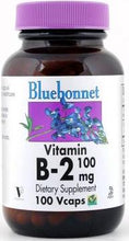 Load image into Gallery viewer, Bluebonnet B-2 100mg 100 vcaps Front
