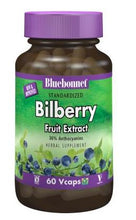 Load image into Gallery viewer, Bluebonnet Standardized Bilberry Fruit Extract 80mg 60 capsules