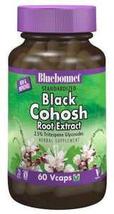 Bluebonnet Standardized Black Cohosh Root Extract 60 capsules Front