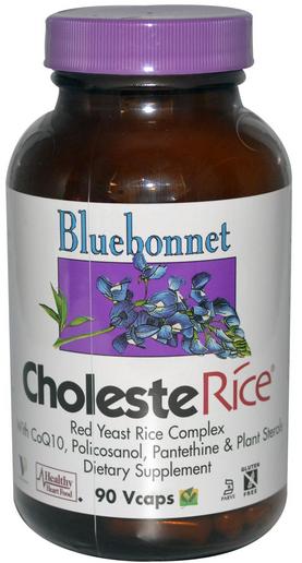 Bluebonnet CholesteRice 90 capsules Front
