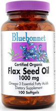 Load image into Gallery viewer, Bluebonnet Flax Seed Oil 1000mg 250 softgels Front