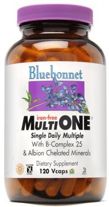 Bluebonnet Iron Free Multi One 60 caplets Front