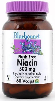 Bluebonnet Flush-Free Niacin 60 capsules